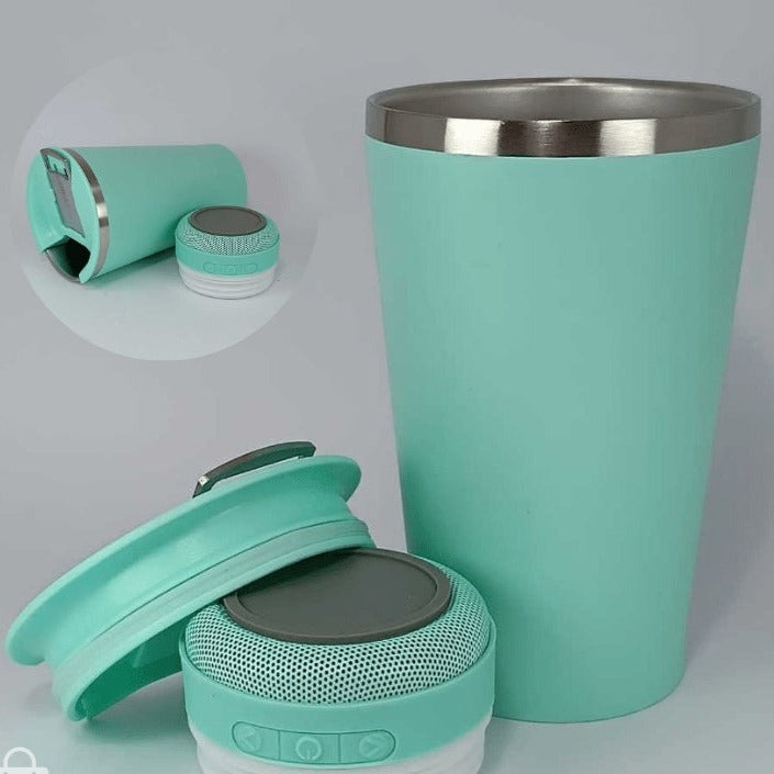 Copo Térmico DrinkBox com Caixinha de Som - PROMOÇÃO FINAL DE ANO