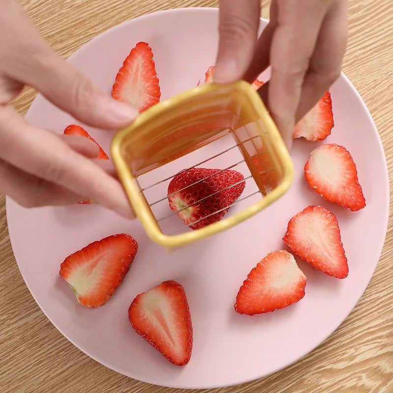 Cortador de Frutas de Aço Inoxidável