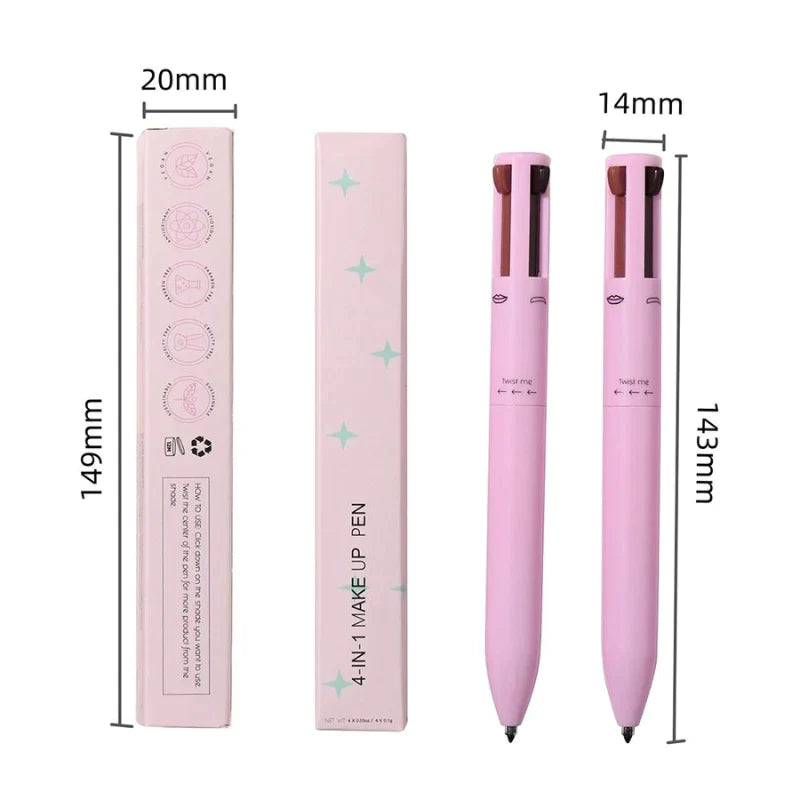 Caneta de Maquiagem Perfect Beauty - 4 em 1